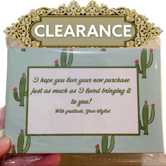 Other - BUNDLE ONLY 50 4X6 Cactus Thank Cards CLEARANCE